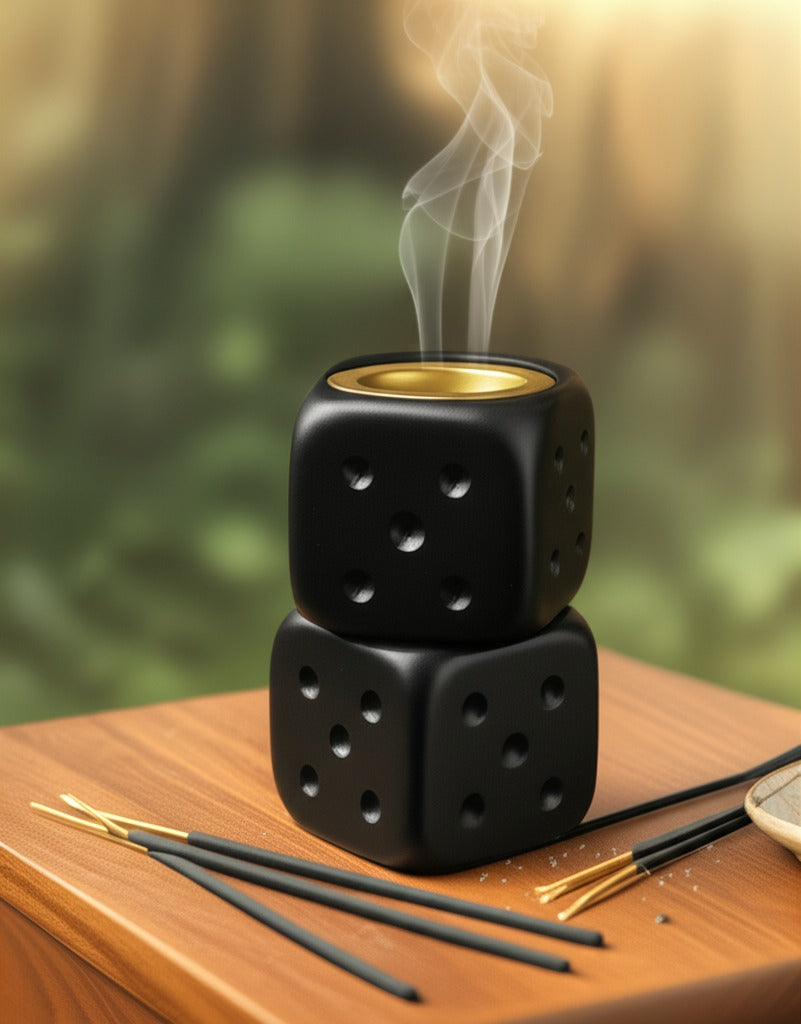 Fortune Dice Incense Burner