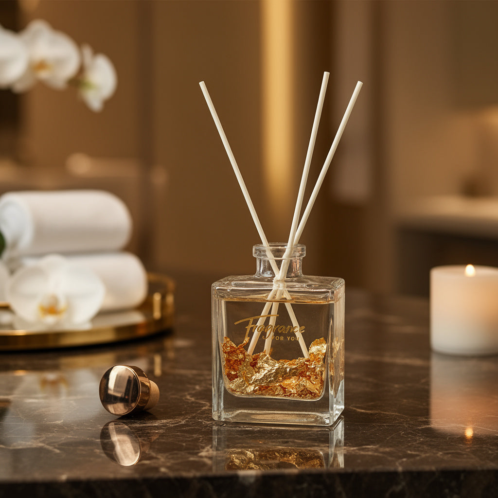Luxury Reed Diffuser with 24K-Style Gold Leaf Infusion | 150 ML