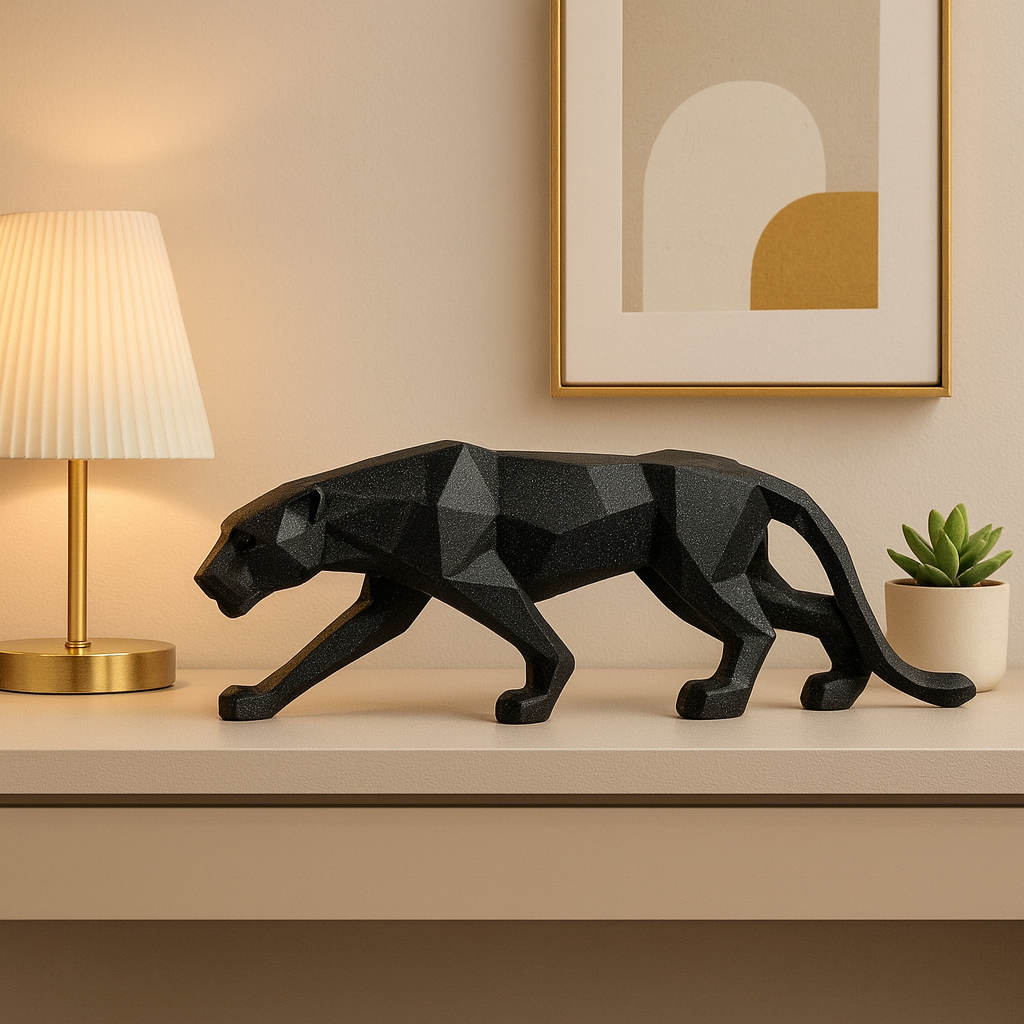 Sleek Panther Figurine