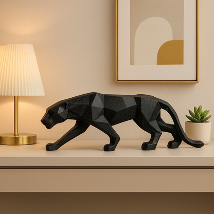 Sleek Panther Figurine