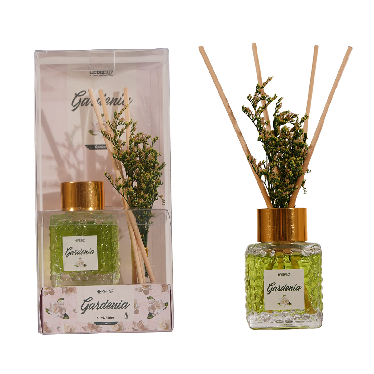 Luxury Reed Diffuser – 50ml Glass Home Fragrance Set