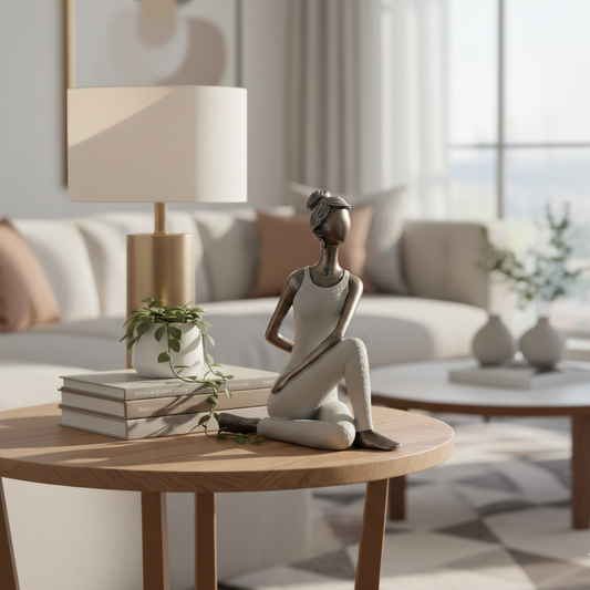 Elegant Yoga Lady Figurine