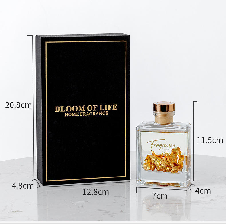 Luxury Reed Diffuser with 24K-Style Gold Leaf Infusion | 150 ML