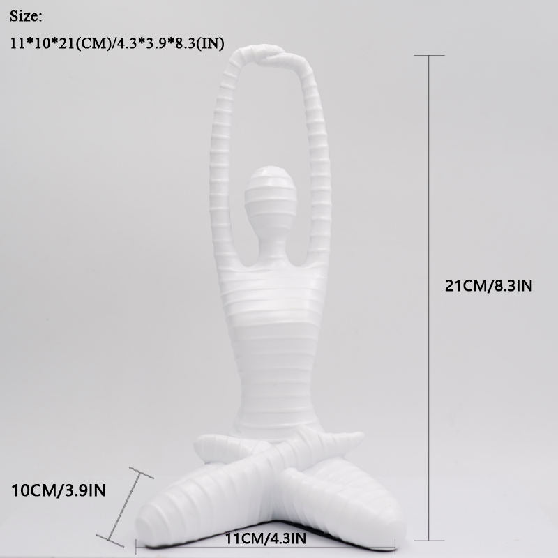 Zen Stretch Pose Statue