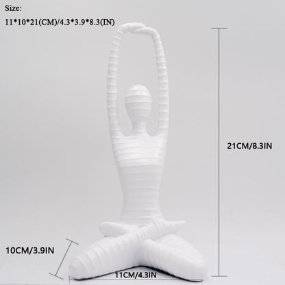 Zen Stretch Pose Statue