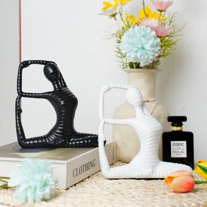 Modern Yoga Lady Sculpture