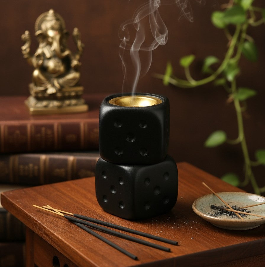 Fortune Dice Incense Burner