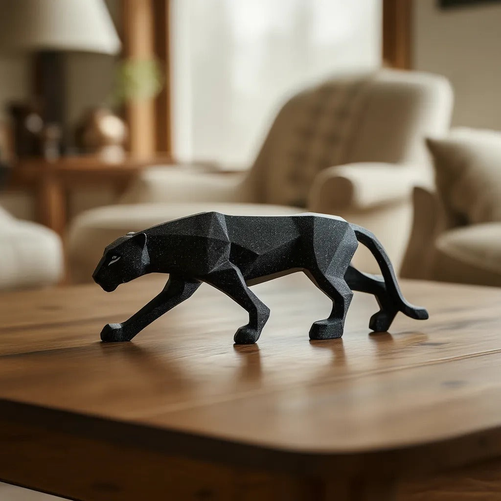 Sleek Panther Figurine