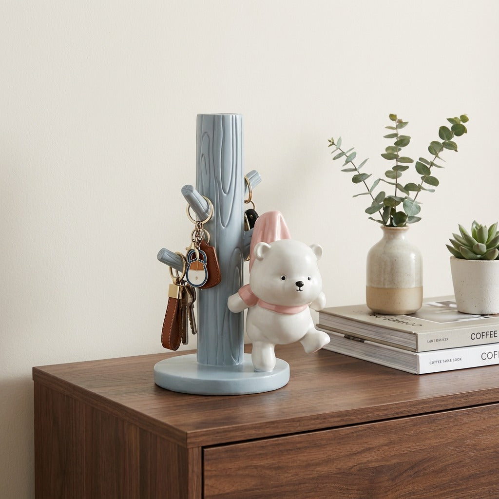 Bear Charm Resin Key Holder Stand – The Tree of Everyday Joy