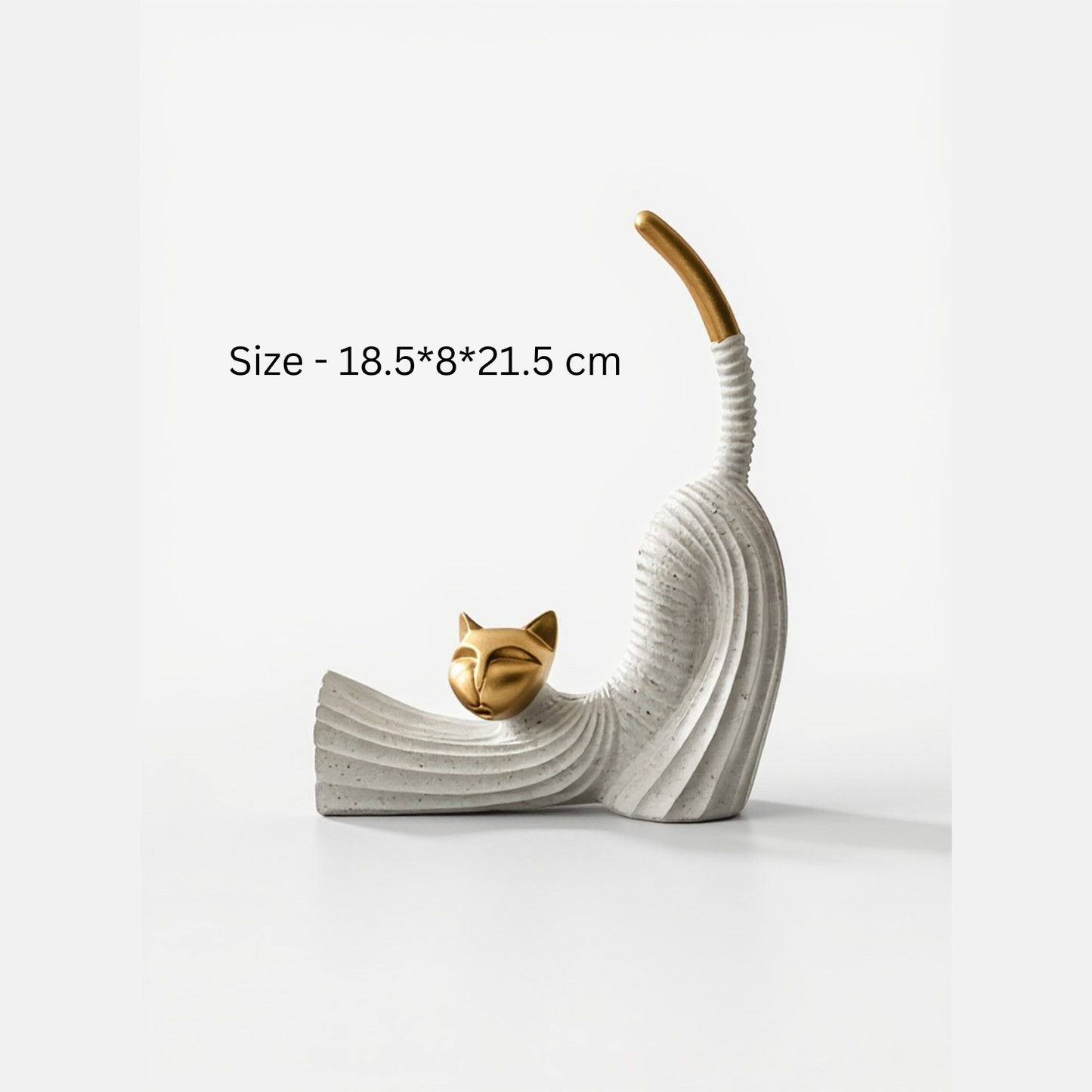 Morning Stretch Cat Figurine