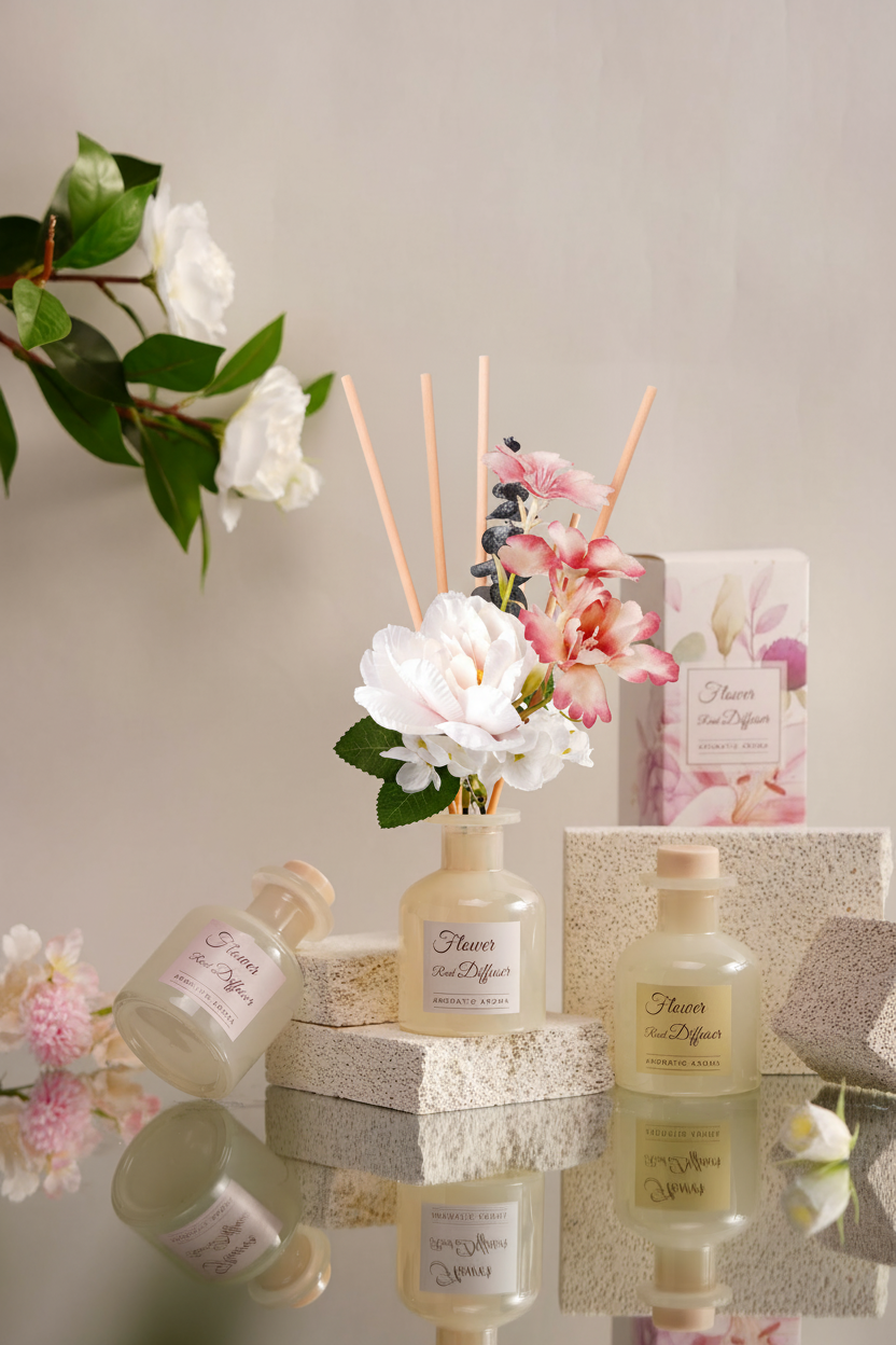 Elegant Floral Reed Diffuser | 120 ml